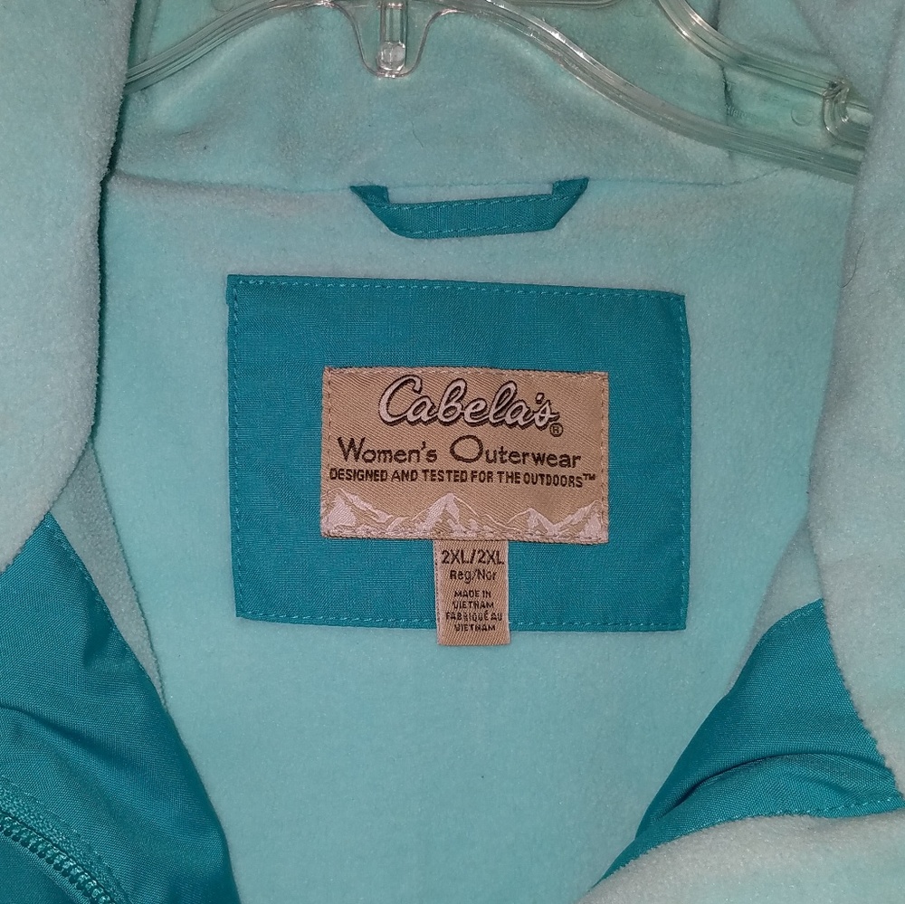 Cabelas Zip Front Lined Jacket Euc - image 5